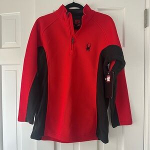 Spyder boys quarter zip size XXL